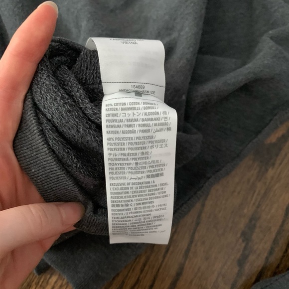 Abercrombie and Fitch Women’s Crewneck Sweatshirt Sequin Hearts Size XS - Picture 5 of 5